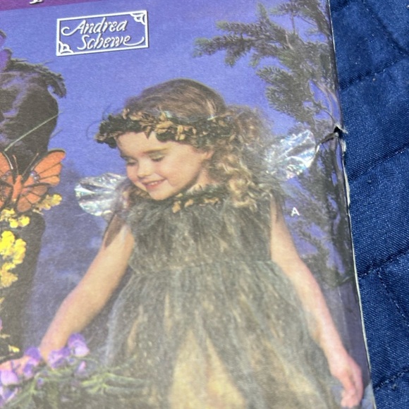 Vintage Simplicity 5523 child Costume Pattern - fairy- pixie- angel- uncut - Picture 8 of 10